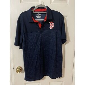 Fanatics Boston Red Sox Navy Golf Polo Size Large